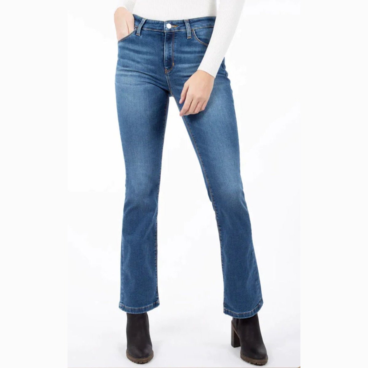 Guess Women’s Guess Sexy Boot Mid Rise Jeans