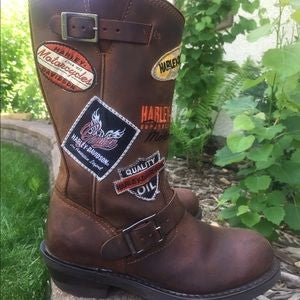 Harley Davidson Women’s Brooklyn Patch Brown D86085