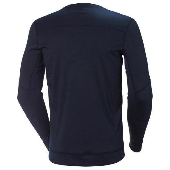 Helly Hansen Men's Lifa Max Base Layer Crewneck Tall 75118-590 Navy