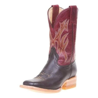 Hondo Kid’s Cowboy Boots Leather Square Toe 700 - Hondo Boots