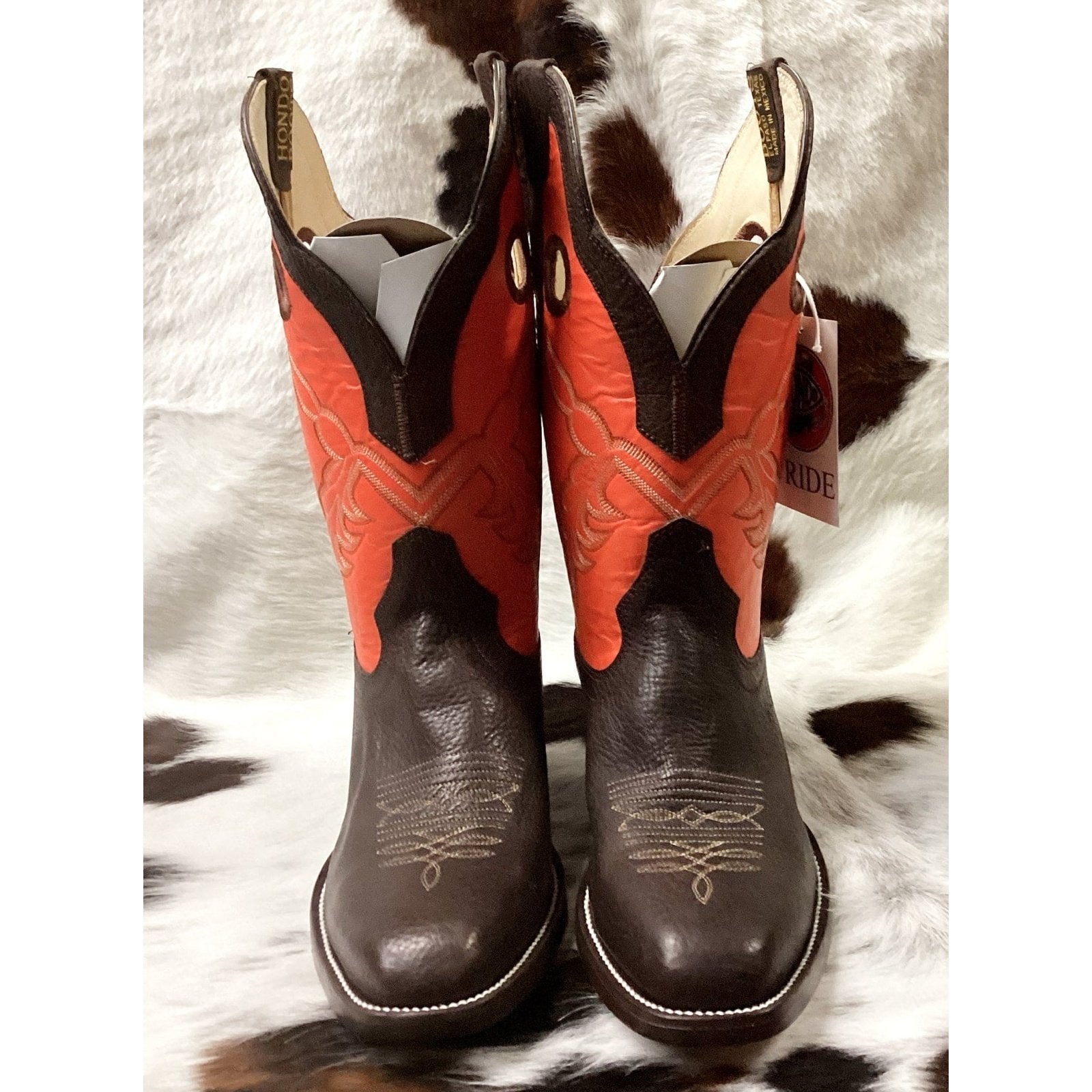 Hondo Men’s Cowboy Boots 13" Cowboy Heel, Round Toe 2260 / 2657