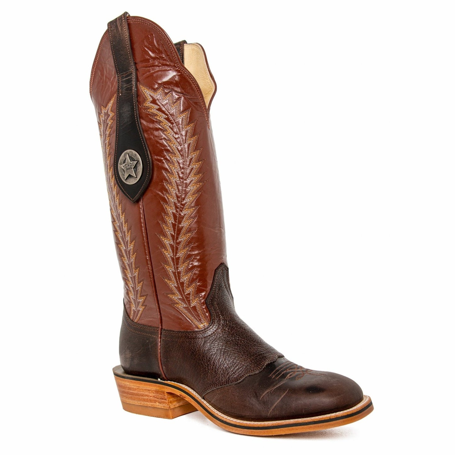 Hondo Men’s Cowboy Boots 13" Cowboy Heel, Square Toe 2012