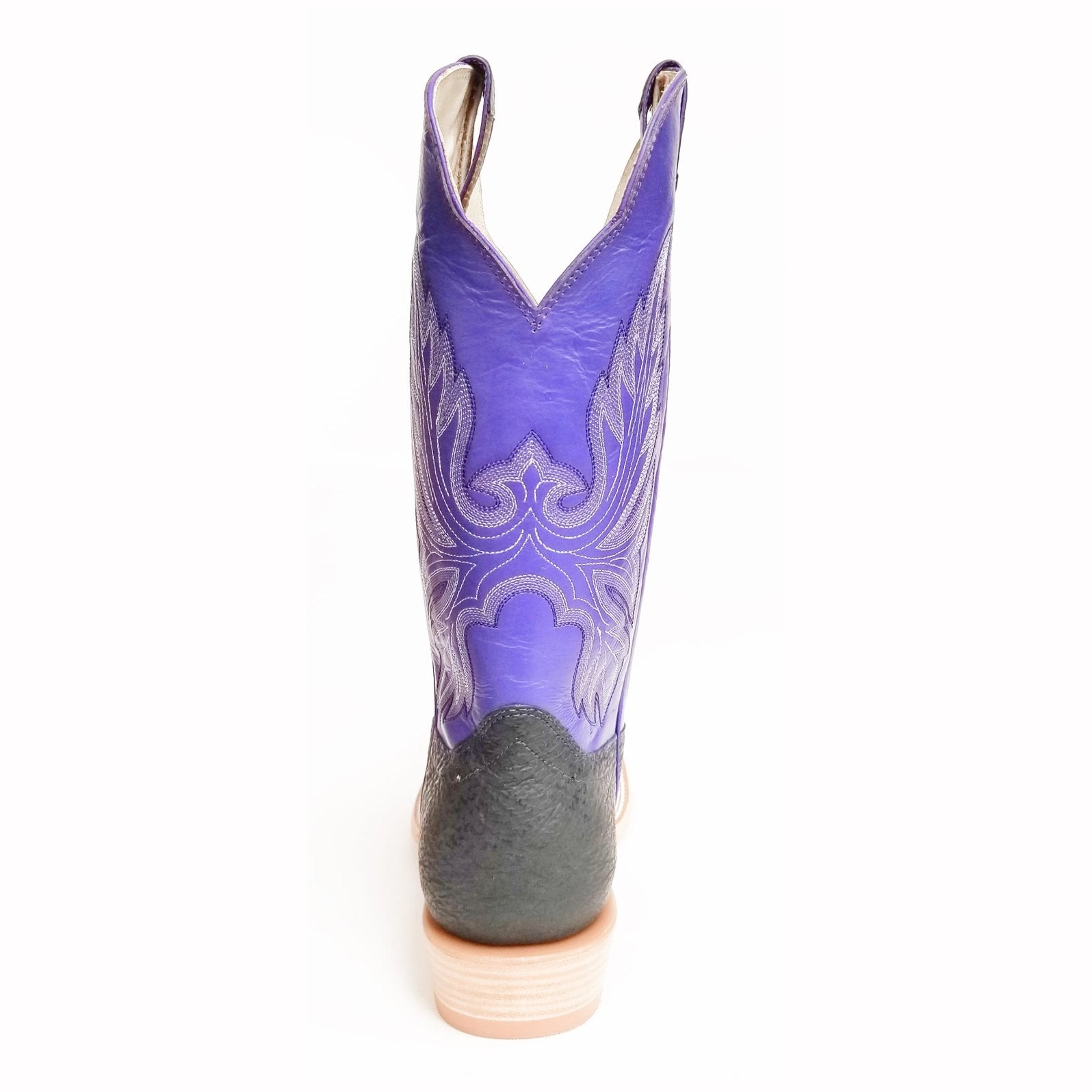 Hondo Men's Cowboy Boots 13" Exotic Shark Grape Volcano 3231