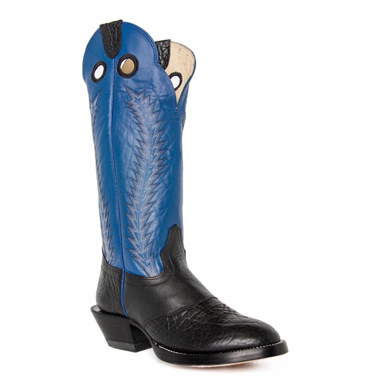 Hondo Men’s Cowboy Boots 16" Black-Blue 2015 - Hondo Boots