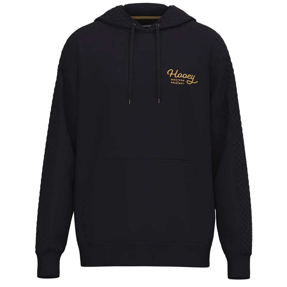 Hooey Men's Hoodie Navy with Gold Logo HH1230NV-PA