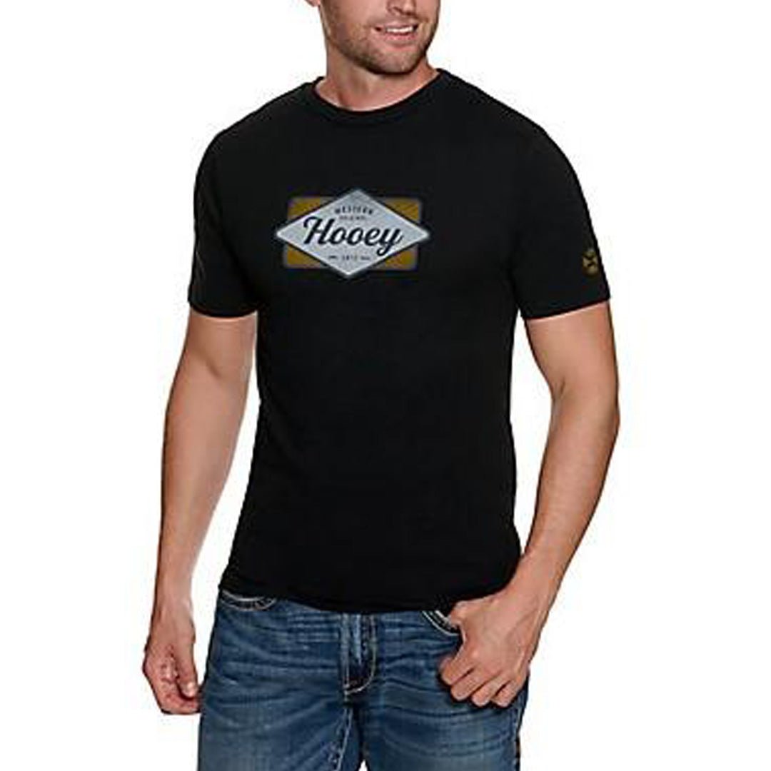 Hooey Men's T-Shirt Black Diamond Graphic - Hooey