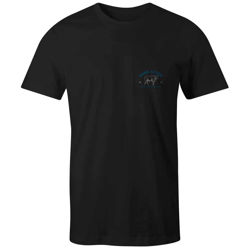 Hooey Men's T-Shirt "Charbray" Black HT1684BK