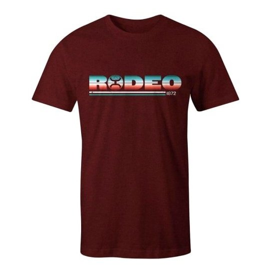 Hooey Men’s T-Shirt Rodeo Graphic Maroon HT1532MA