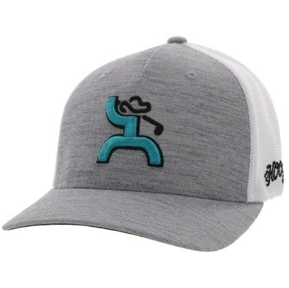 Hooey Unisex Cap Trucker Hybrid Flexfit Golf Logo 2216GYWH