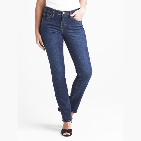Jag Women's Jeans Ruby Mid Rise Straight Leg Best Kept Secret J2868EDK413 - Jag