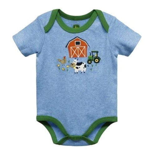 John Deere Boy's Onesie Farm Friends Graphic J3B185BN