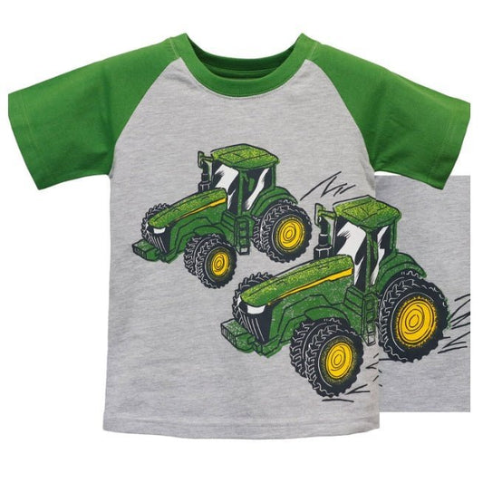 John Deere Boy’s Tractor Wrap Around Shirt J3T199HT - John Deere