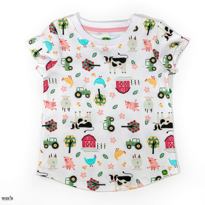 John Deere Girl’s Farm Shirt J1T483WT - John Deere