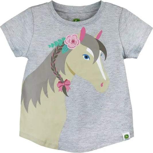 John Deere Horse Braid T-Shirt