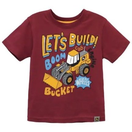 John Deere Infant & Toddler Boy’s T-Shirt Let’s Build J3T195RT - John Deere