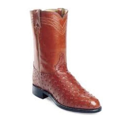 Justin Men's Cowboy Boots Exotic Ostrich