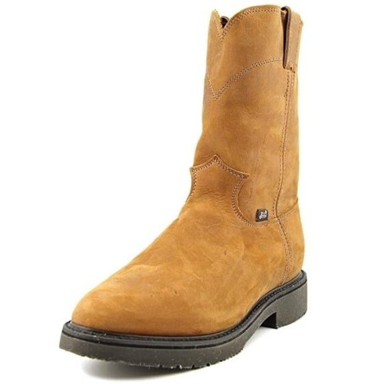 Justin Men's Work Boots Pull On 11 Inch Soft Toe 4760 - Clearance