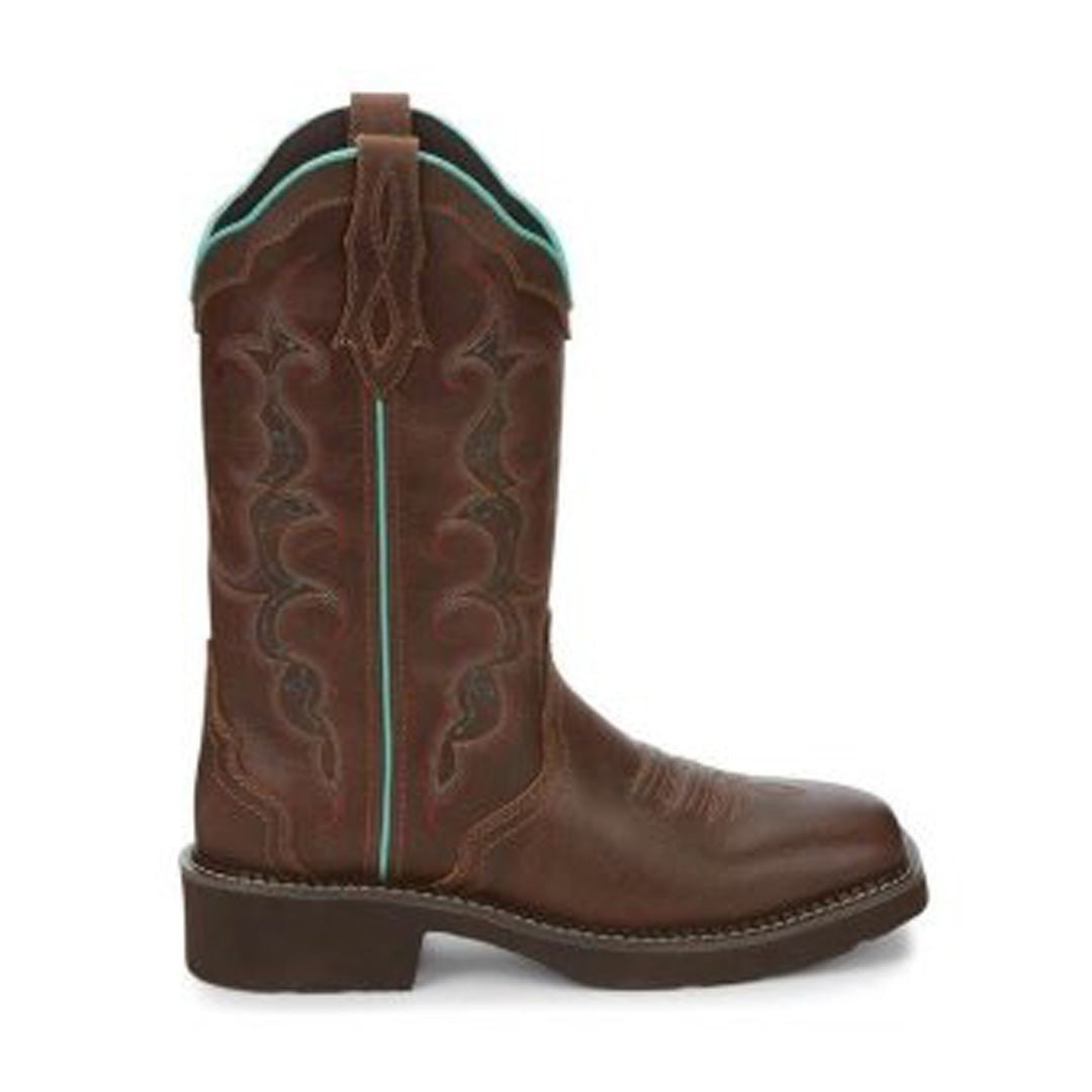 Justin Women's Cowgirl Boot Raya 12" Square Toe GY2900 - Justin Boots