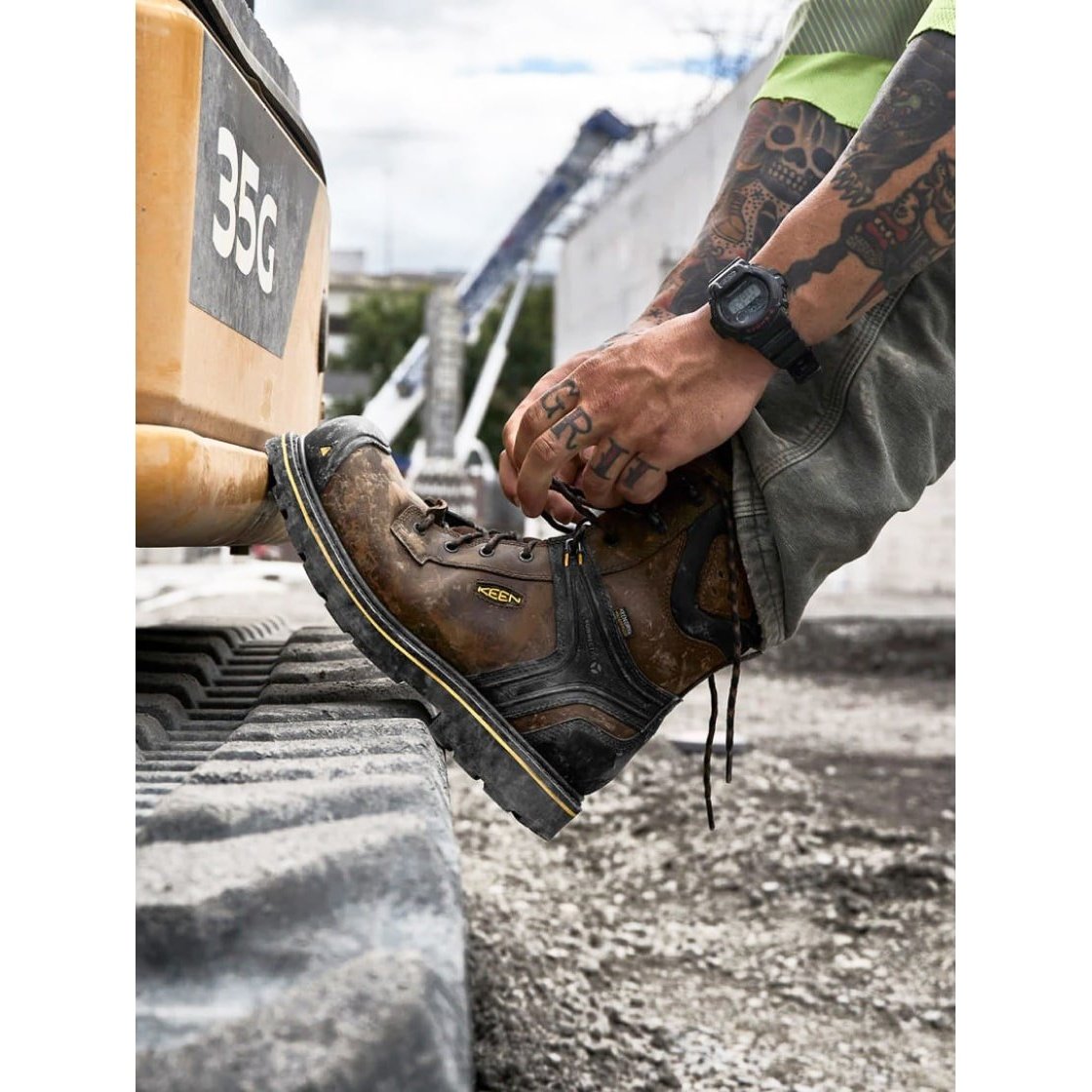 Keen Men's Work Boots 8" Abitibi II CSA Waterproof Carbon-Fibre Toe 1026789D - Keen