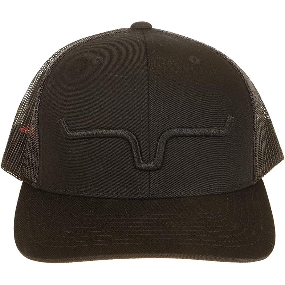 Kimes Ranch Cap Weekly Trucker 6 Panel Curved Bill Black