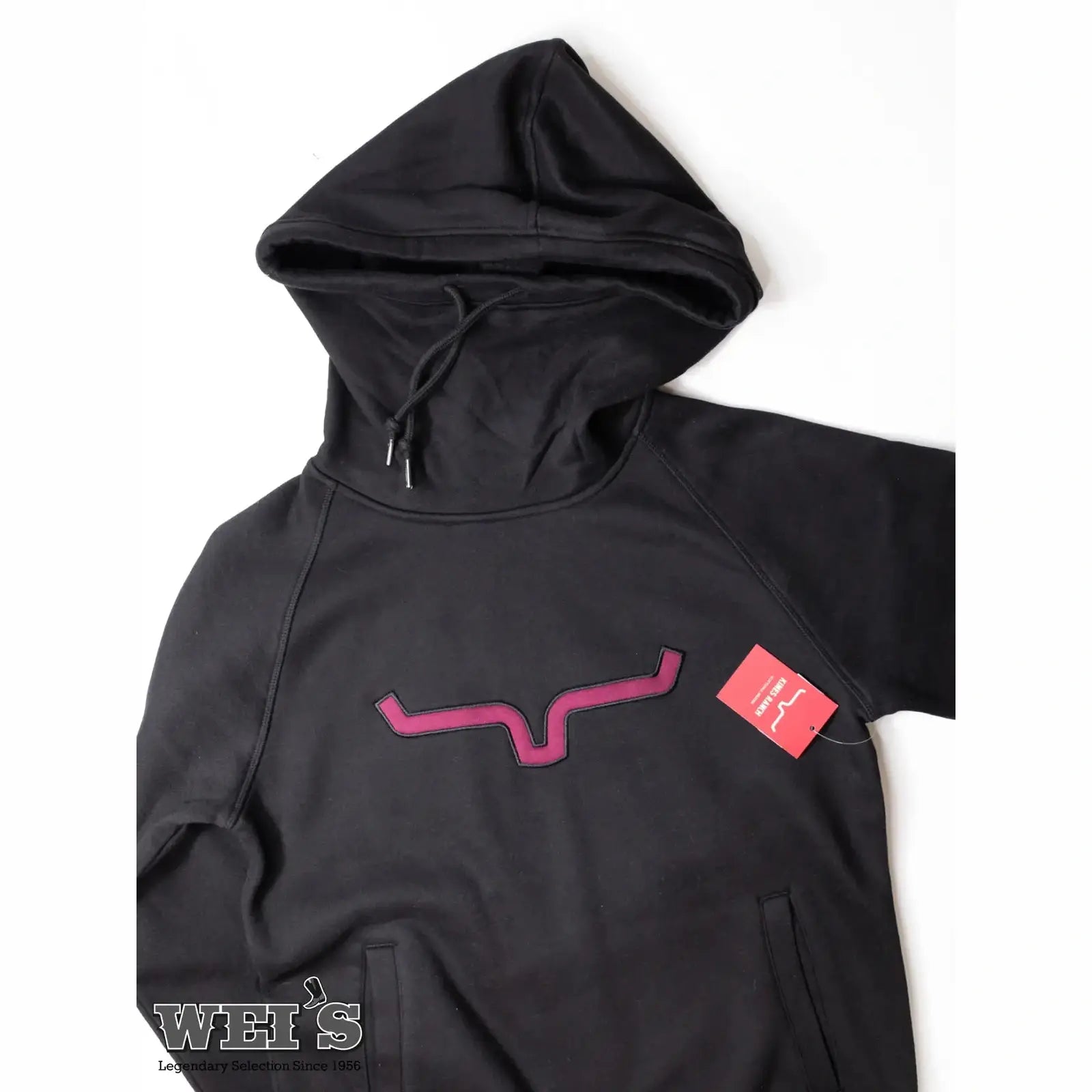 Kimes Ranch Women’s Hoodie Two Scoop In Black KRTWOSCOOPBLK