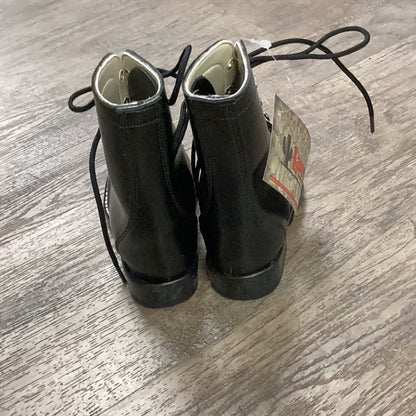 Laredo Kid’s Boots Lace-Up Western Black Patent 28-2000 - Laredo