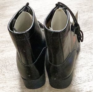 Laredo Kid’s Boots Leather Lace Up Black Patent 28-2200 - Laredo