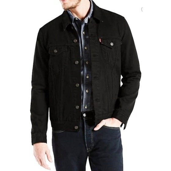 Levi's Men's Jacket Black Trucker Metal Buttons – Wei's Western Wear