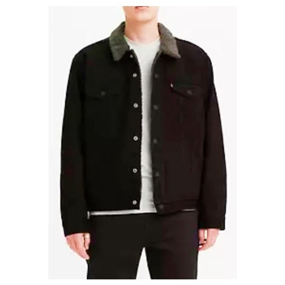 Levi’s Men’s Jacket Trucker Duvall Sherpa Tall 588970006 - Levi's