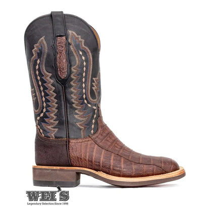 Lucchese 1883 Men's Cowboy Boots 13" Exotic Caiman/Ox CX1060.W8 - Lucchese Boots