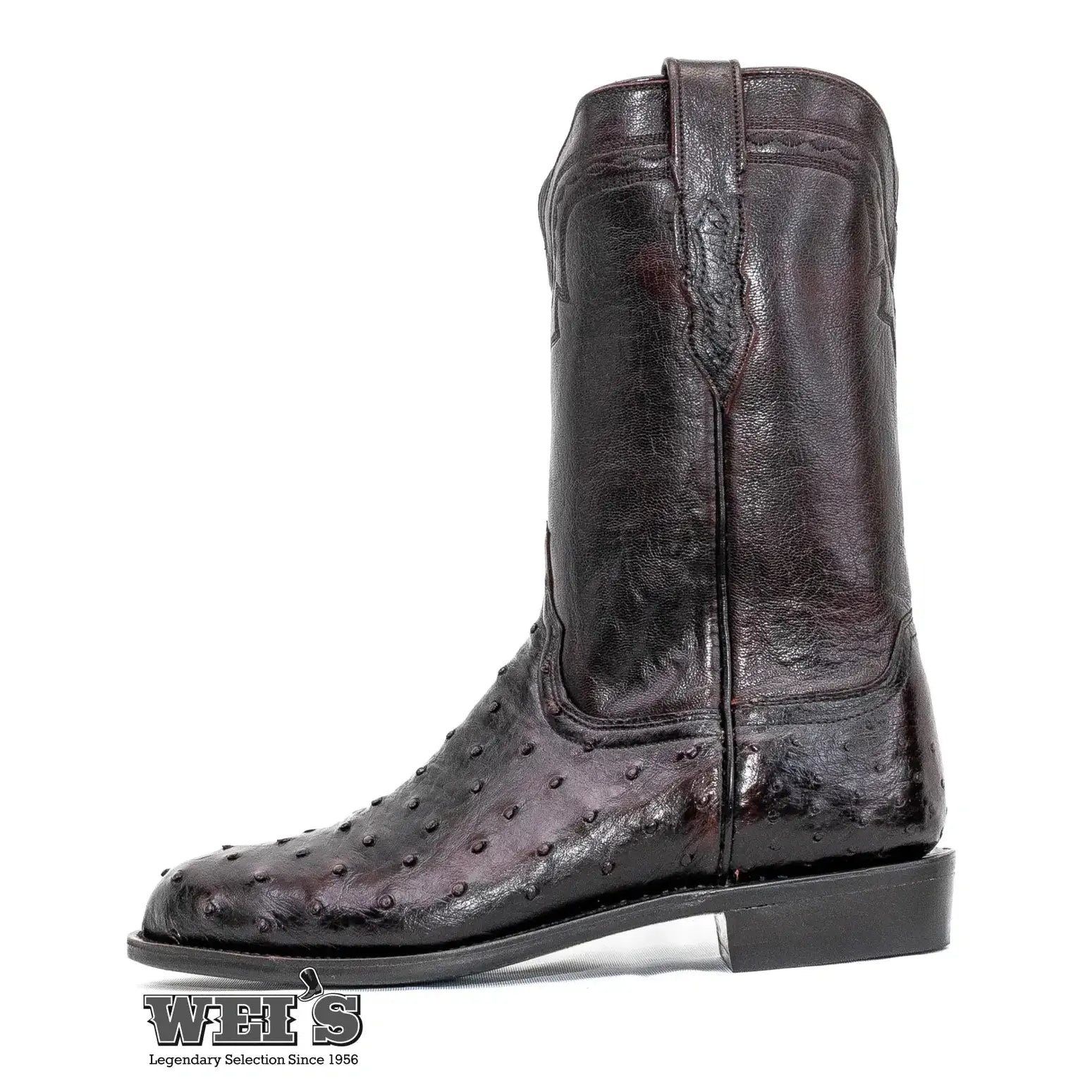 Lucchese pour bottes de cow-boy autruche exotique Resistol Ranch 11,5 D Lucchese pour bottes de cow-boy autruche exotique Resistol Ranch 11,5 D