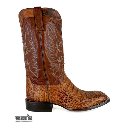 Lucchese Men's Cowboy Boots 13" Rhys Exotic Caiman Hornback M4548
