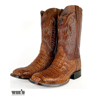 Lucchese Men's Cowboy Boots 13" Rhys Exotic Caiman Hornback M4548