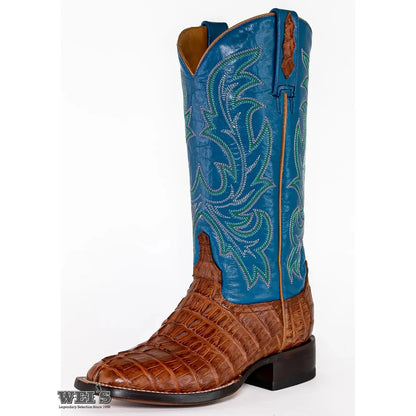 Lucchese Women's Cowgirl Boots 13" Exotic Caiman M4945 - Lucchese Boots