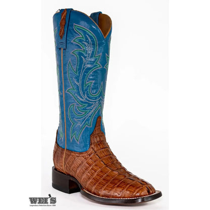 Lucchese Women's Cowgirl Boots 13" Exotic Caiman M4945 - Lucchese Boots