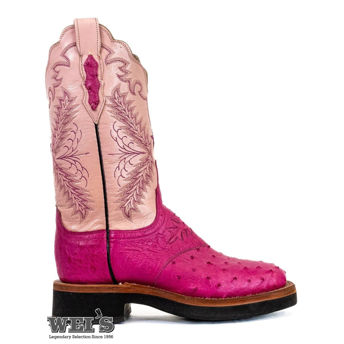 Lucchese Women's Ostrich Crepe Sole T1584KD Clearance