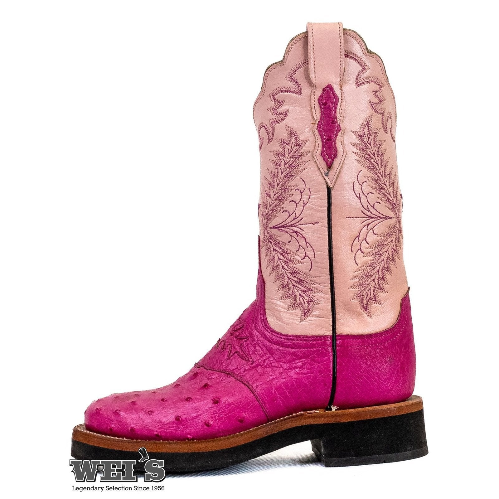 Lucchese Women's Ostrich Crepe Sole T1584KD Clearance