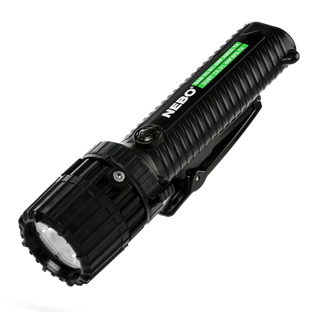 nebo 6k lumen flashlight Nebo Focusable LED Flashlight Certified Intrinsically Safe 235 Lumens