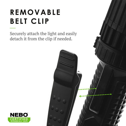 Nebo Focusable LED Flashlight Certified Intrinsically Safe 235 Lumens 6759 - Nebo