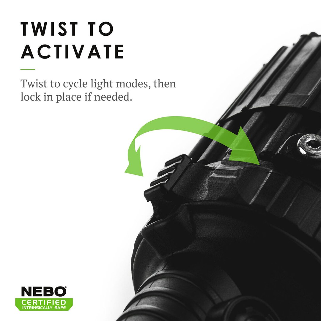 nebo flashlight fastenal Nebo Focusable LED Flashlight Certified Intrinsically Safe 235 Lumens