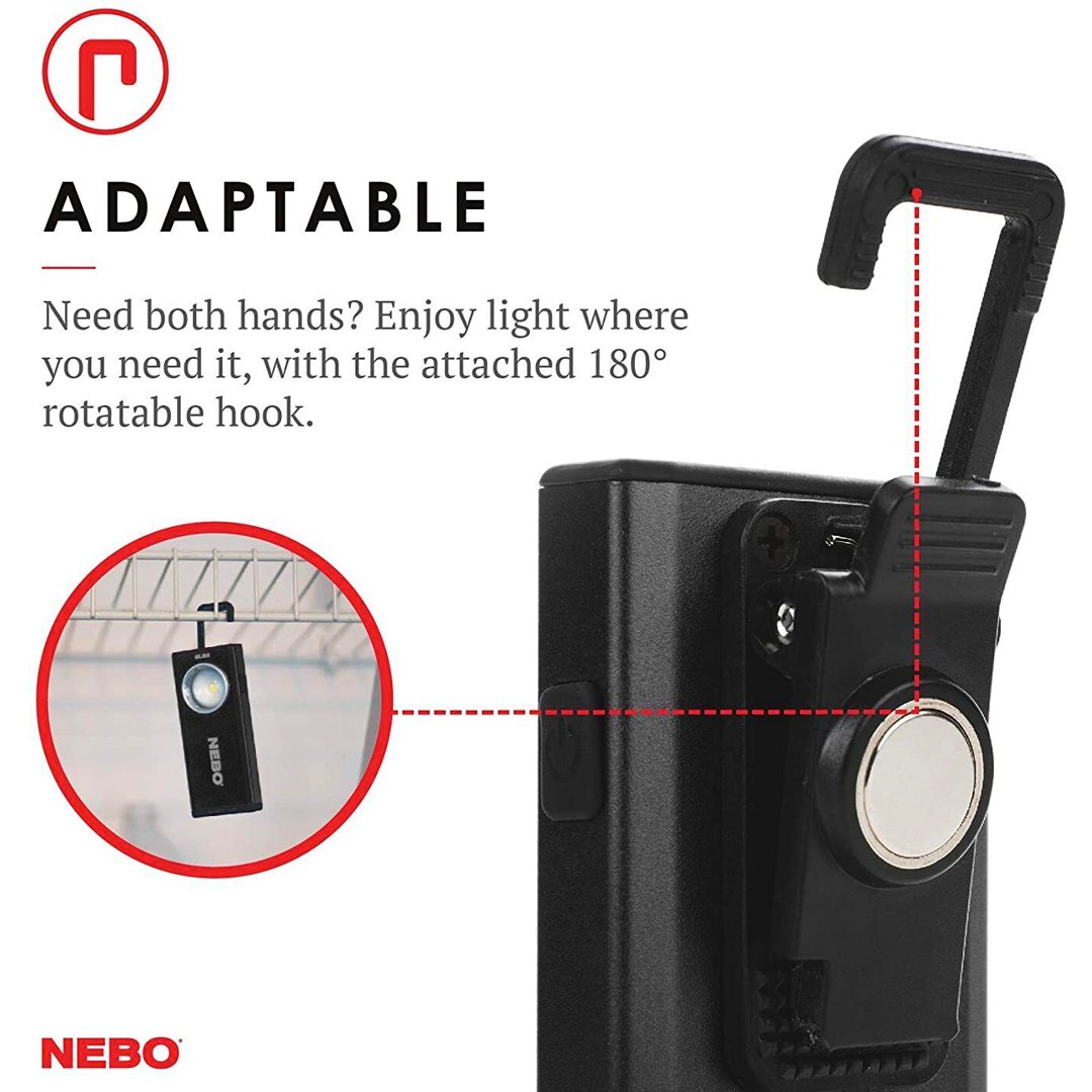 Nebo Slim LED Pocket Flashlight NEB-POC-0001, NEB-POC-0003 - Nebo