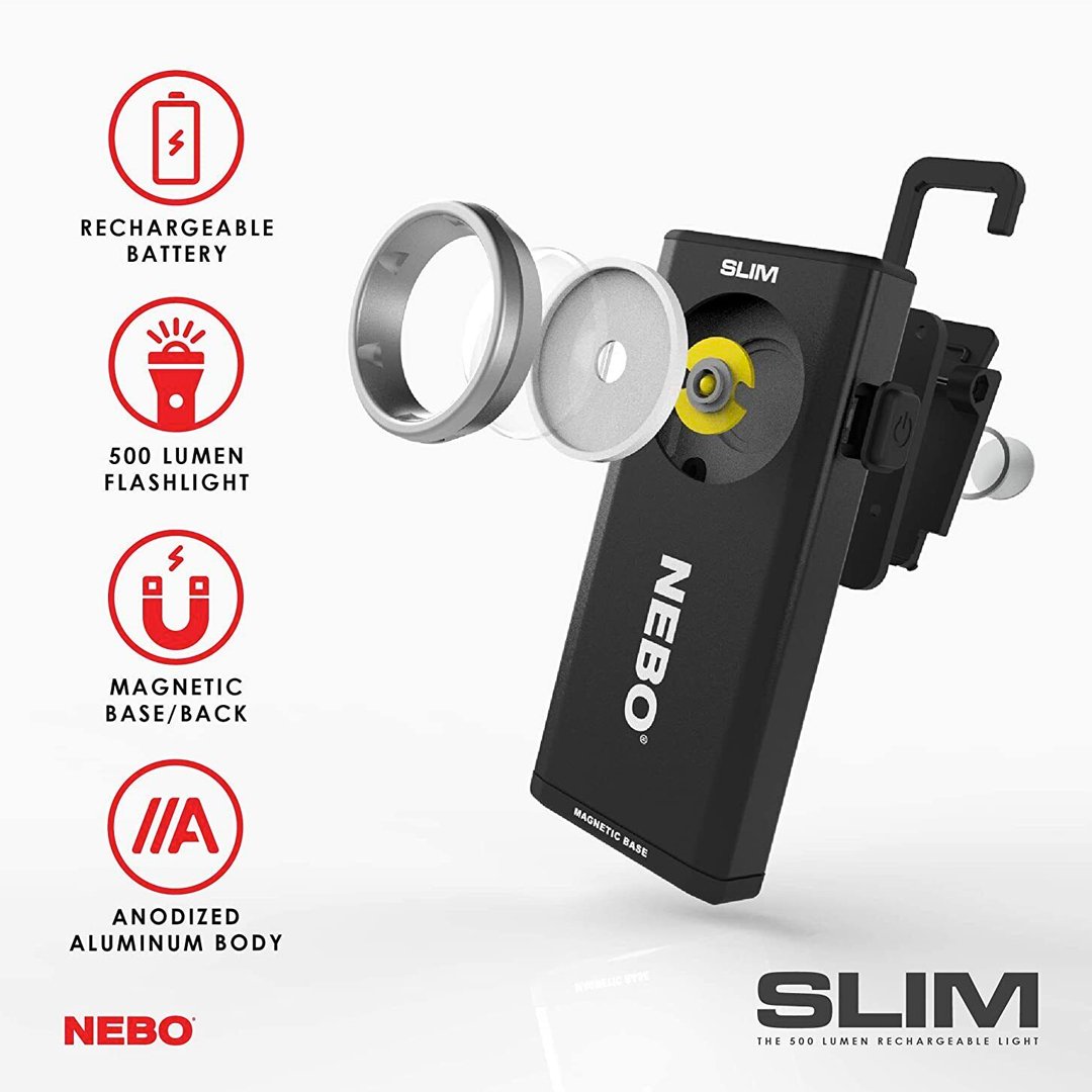 Nebo Slim LED Pocket Flashlight NEB-POC-0001, NEB-POC-0003 - Nebo