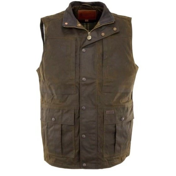 Outback Trading Co. Men's Deer Hunter Vest 2049-BNZ - Outback Trading Company