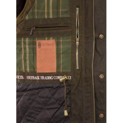 Outback Trading Co. Men's Deer Hunter Vest 2049-BNZ - Outback Trading Company