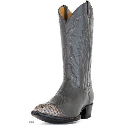 Panhandle Slim Men's Cowboy Boots 13" Cowhide with Snake Details R Toe 1K10