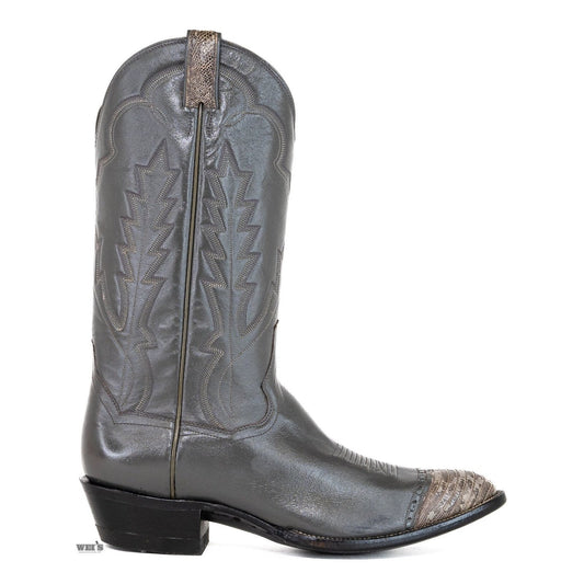 Panhandle Slim Men's Cowboy Boots 13" Cowhide with Snake Details R Toe 1K10
