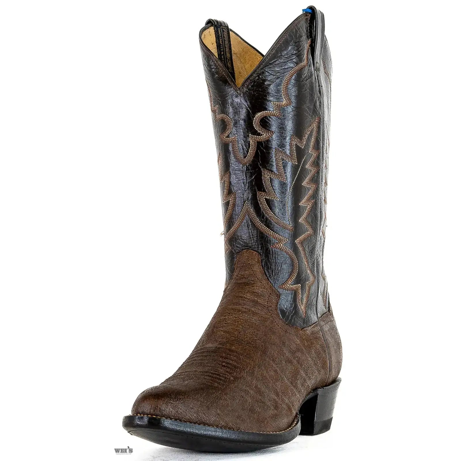 Panhandle Slim Men's Cowboy Boots 13" Exotic Elephant Cowboy Heel R Toe 66354