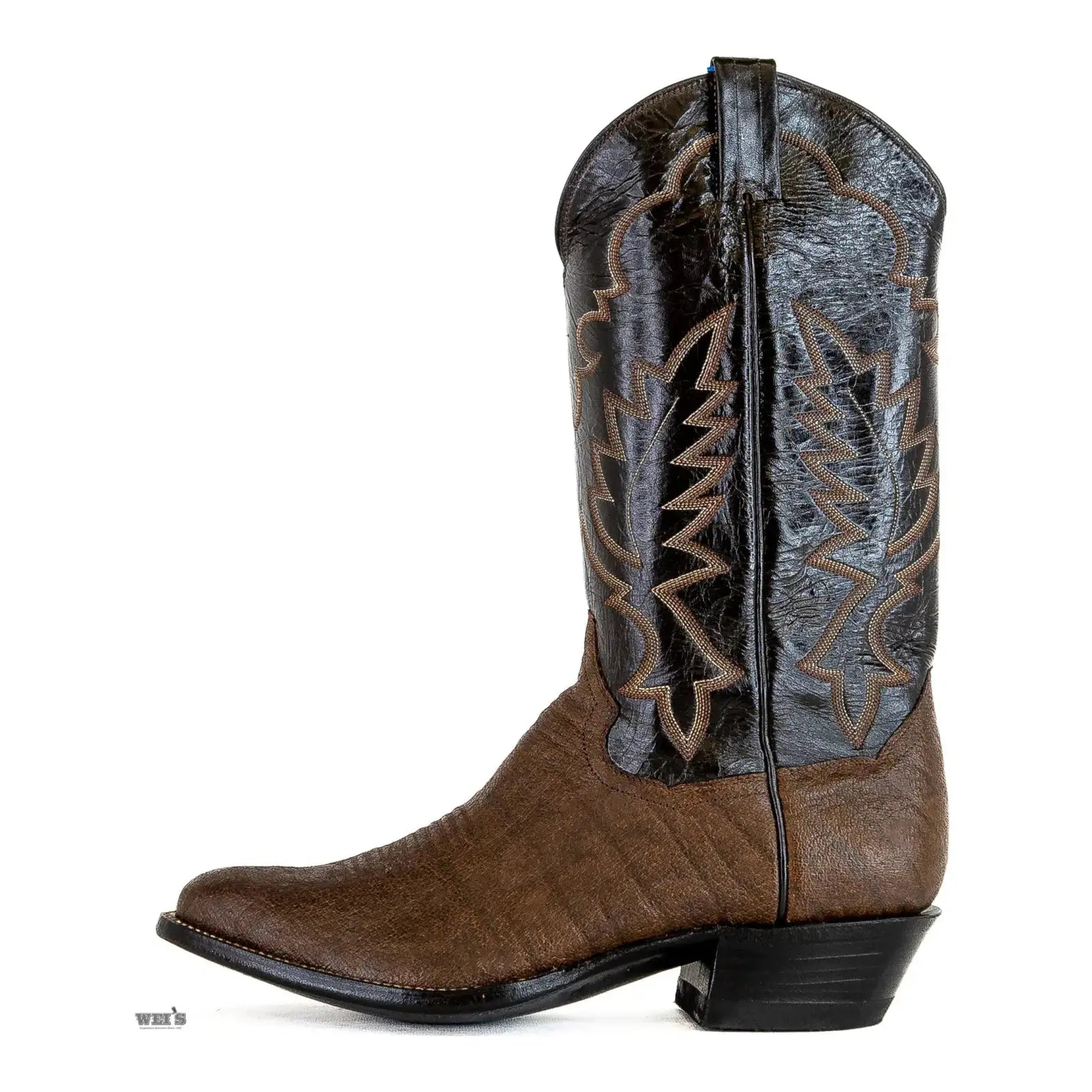 Panhandle Slim Men s Cowboy Boots 13 Exotic Elephant Cowboy Heel R To Wei s Western Wear