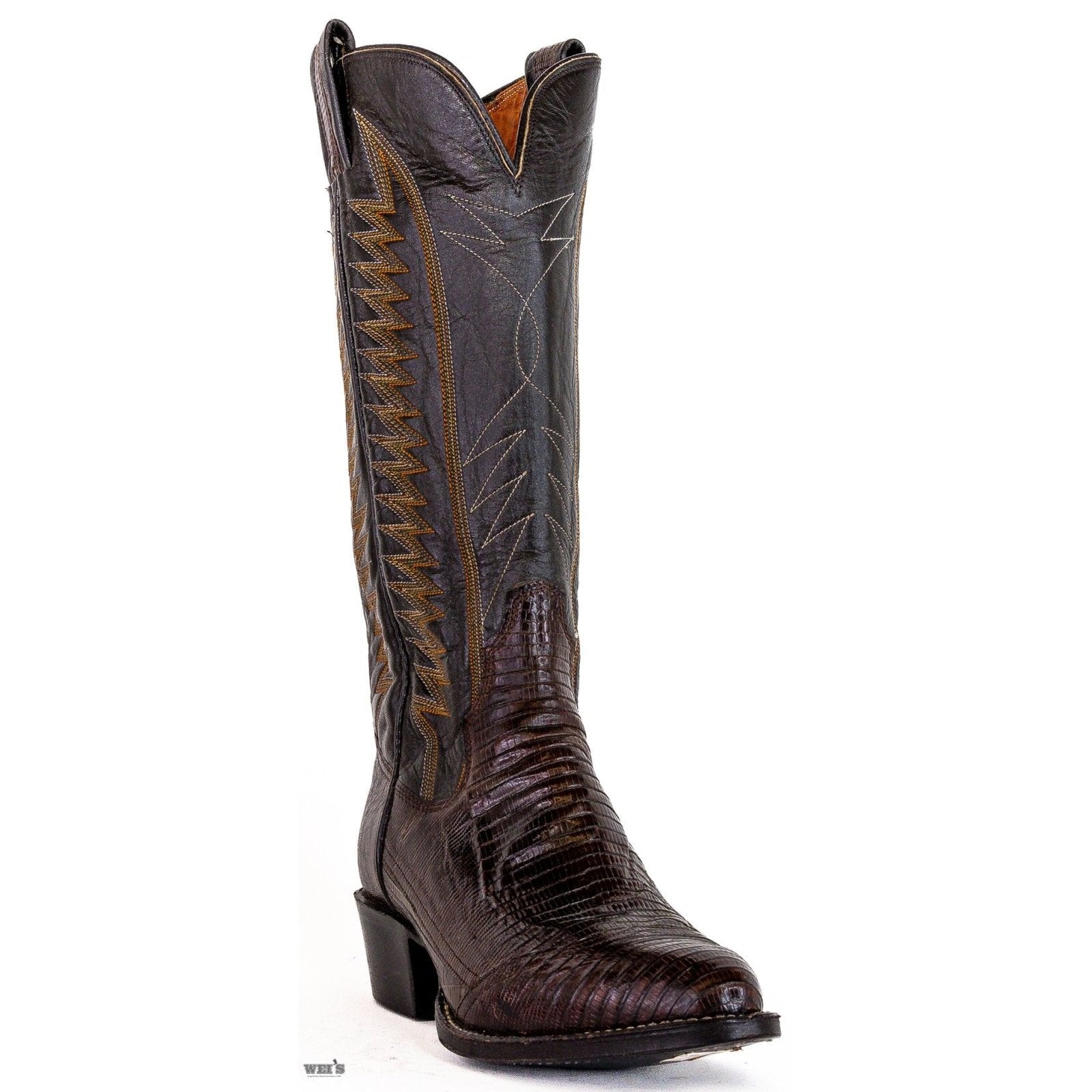 Panhandle Slim Men's Cowboy Boots 13" Exotic Lizard Cowboy Heel R Toe 56638