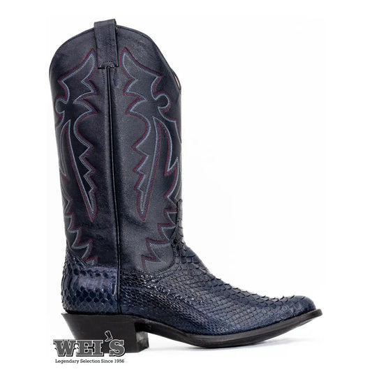 Panhandle Slim Men's Cowboy Boots 13" Exotic Python R-Toe 45349 - Panhandle Slim Boots